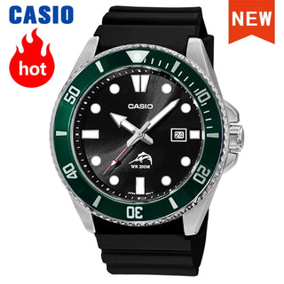 Rellotge de polsera Casio, conjunt de marca de luxe per a homes, quars, 50 m, rellotge impermeable per a homes, rellotge militar lluminós esportiu, rellotge masculí