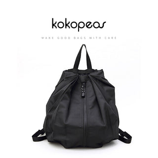 KOKOPEAS Reusable Easy Foldable Shopping Grocery Compact Tote Bag Large Portable Waterproof Travel backpack for Outdoor Sport