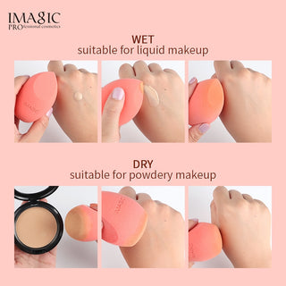 Esponja de maquillatge IMAGIC Puff cosmètic professional per a base de maquillatge Crema correctora Maquillatge de bellesa Aigua suau a l'engròs