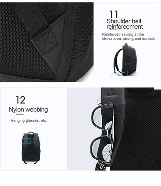 OIWAS Travel Multifunction Backpack Fashion Zipper Open Bag Men&#39;s Backpack Laptop High Quality Male Women Business Classic Bags