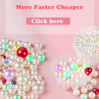 ABS Imitation Pearl Beads Loose Round Acrylic Beads To Needlework Handmade For Necklace Bracelets DIY Jewelry Components Making