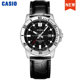 Rellotge de polsera Casio, conjunt de marca de luxe per a homes, quars, 50 m, rellotge impermeable per a homes, rellotge militar lluminós esportiu, rellotge masculí