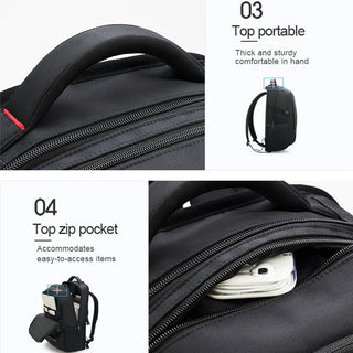 OIWAS Travel Multifunction Backpack Fashion Zipper Open Bag Men&#39;s Backpack Laptop High Quality Male Women Business Classic Bags