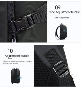 OIWAS Travel Multifunction Backpack Fashion Zipper Open Bag Men&#39;s Backpack Laptop High Quality Male Women Business Classic Bags