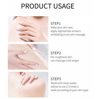 100g Face Body Skin Scrub Deep Cleansing Face Scrub Exfoliating Hydrating Scrub Cream Mud Exfoliating Gel Body Lotion