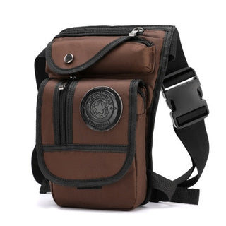 High Quality Men&#39;s Canvas Drop Leg Bag Military Motorcycle Multi-purpose Messenger Shoulder Bags Belt Hip Bum Waist Fanny Pack