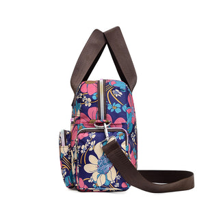 Ladies LargeCapacity Waterproof Tote Bag Flower