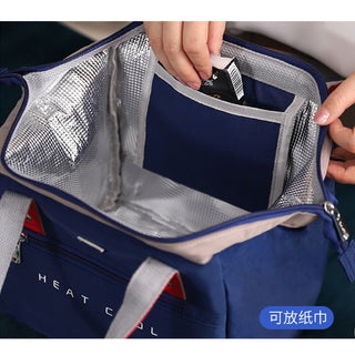 Fresh Cooler Bags Large Lunch Bag Women Waterproof Concise Convenient Thermal Breakfast Box Portable Picnic Travel Food Storage