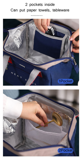 Fresh Cooler Bags Large Lunch Bag Women Waterproof Concise Convenient Thermal Breakfast Box Portable Picnic Travel Food Storage