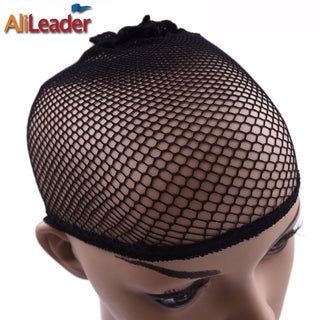 Black Wig Cap Hairnet For Wigs Making Streching Mesh Wig Cap For Women Wig Liner Accessories1/2/5pcs