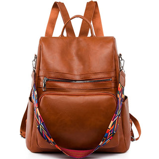 Fashion Anti-theft Women Backpacks Famous Brand High leather