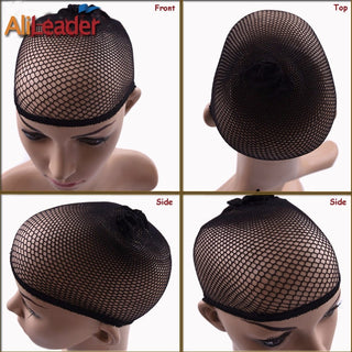 Black Wig Cap Hairnet For Wigs Making Streching Mesh Wig Cap For Women Wig Liner Accessories1/2/5pcs