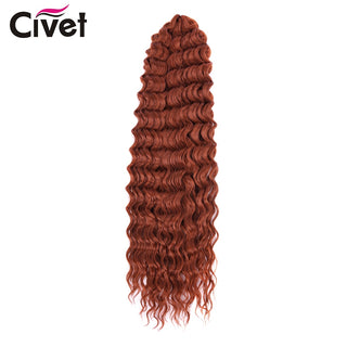 Pell sintètic Ariel Curl Water Weave Passion Twist Trenes de ganxet Extensions de cabell Ombre Blonde Pink Trend Hair Per a dones