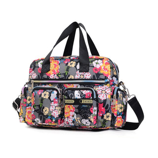 Ladies LargeCapacity Waterproof Tote Bag Flower