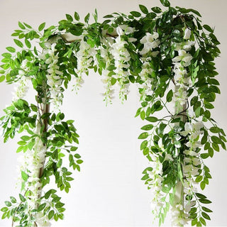 76cm Artificial Green Plants Hanging Ivy Leaves Radish Seaweed Grape Fake Flowers Vine Home Garden Wall Party Decoration