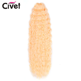 Pell sintètic Ariel Curl Water Weave Passion Twist Trenes de ganxet Extensions de cabell Ombre Blonde Pink Trend Hair Per a dones