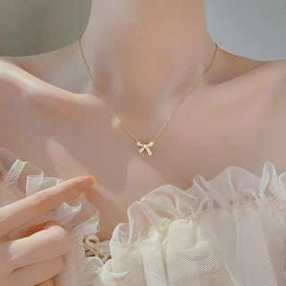New Trendy Multilayer Heart Butterfly Necklace for Women Fashion Gold Silver Color Geometric Chain Collar Necklace Jewelry Gift ALODIA STORE