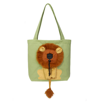 Soft Pet Carriers Lion Design Portable Breathable Bag